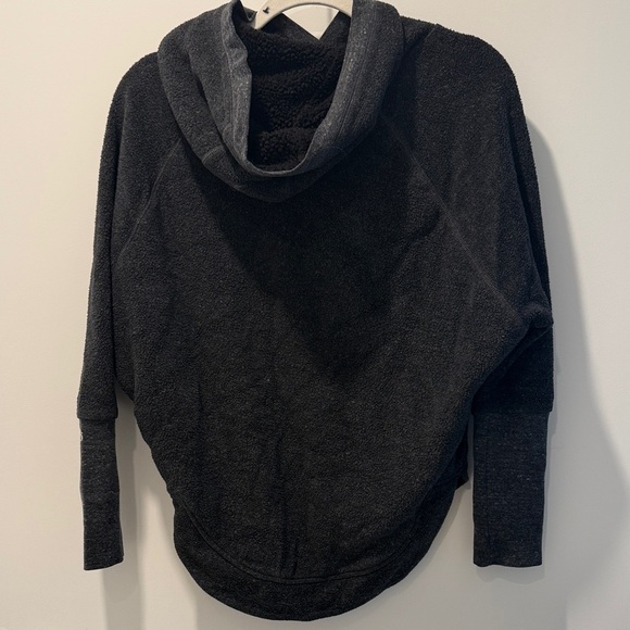 ALO Yoga Gray Fleece Hoodie - Picture 3 of 5